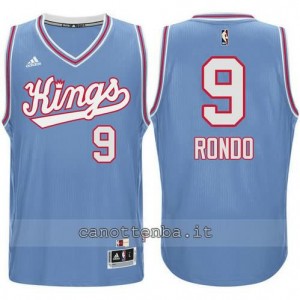 maglia rajon rondo #9 sacramento kings 198#5-1986 retro