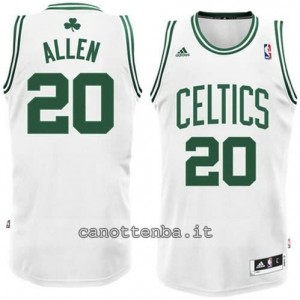 maglia ray allen #20 boston celtics revolution 30 bianca