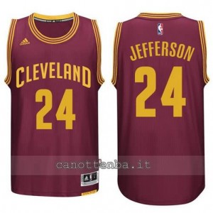 maglia richard jefferson #24 cleveland cavaliers 2014-2015 rosso