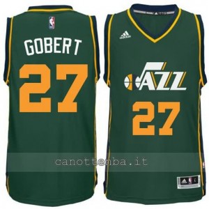 maglia rudy gobert #27 utah jazz 2014-2015 verde