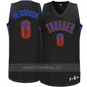 maglia russell westbrook #0 oklahoma city thunder moda vibe