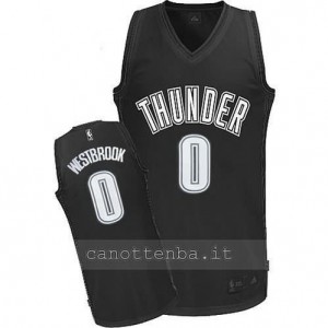 maglia russell westbrook #0 oklahoma city thunder nero