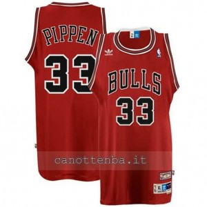 maglia scottie pippen #33 chicago bulls retro rosso