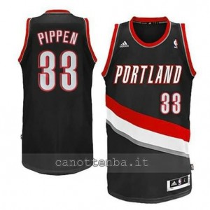 maglia scottie pippen #33 portland trail blazers revolution 30 nero