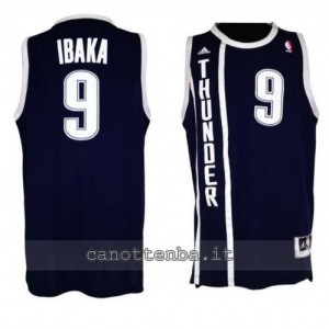 maglia serge ibaka #9 oklahoma city thunder alternato blu