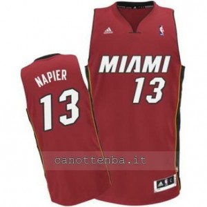 maglia shabazz napier #13 miami heat revolution 30 rosso