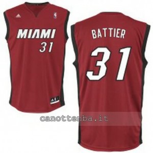 maglia shane battier #31 miami heat revolution 30 rosso