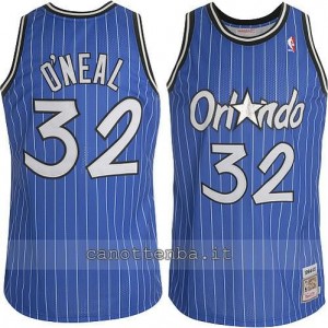 maglia shaquille o'neal #32 orlando magic soul blu