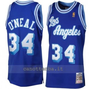 maglia shaquille o'neal #34 los angeles lakers 1996-1997 retro