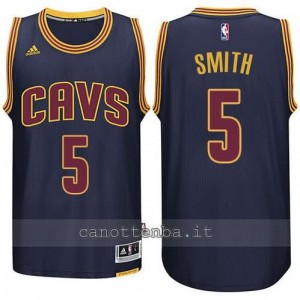 maglia smith #5 cleveland cavaliers 2014-2015 blu