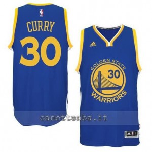 maglia stephen curry #30 golden state warriors 2014-2015 blu