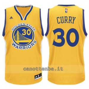maglia stephen curry #30 golden state warriors 2015-2016 giallo
