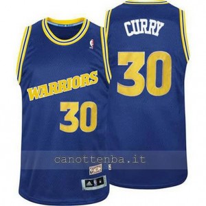 maglia stephen curry #30 golden state warriors classico blu