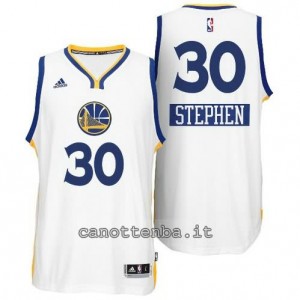 maglia stephen curry #30 golden state warriors natale 2014 bianca