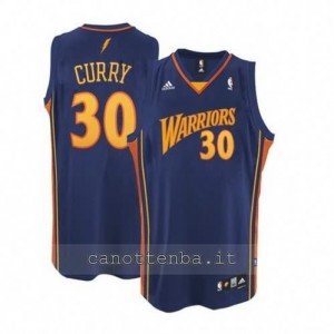 maglia stephen curry #30 golden state warriors swingman blu