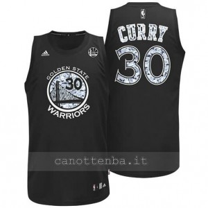 maglia stephen curry #30 golden state warriors swingman nero