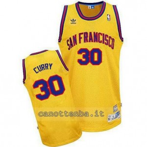 maglia stephen curry #30 san francisco classico giallo