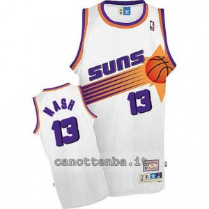 maglia steve nash #13 phoenix suns classico bianca