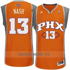 maglia steve nash #13 phoenix suns revolution 30 arancia