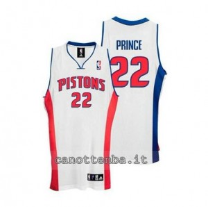 maglia tayshaun prince #22 detroit pistons bianca