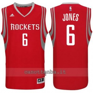 maglia terrence jones #6 houston rockets 2014-2015 rosso