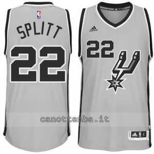 maglia tiago splitter #22 san antonio spurs 2014-2015 grigio