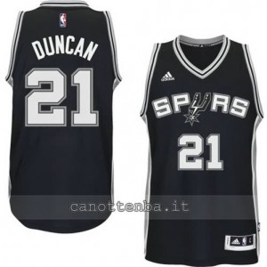 maglia tim duncan #21 san antonio spurs 2014-2015 nero