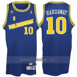 maglia tim hardaway #10 golden state warriors classico blu