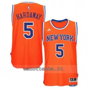 maglia tim hardaway #5 new york knicks 2015 swingman arancia