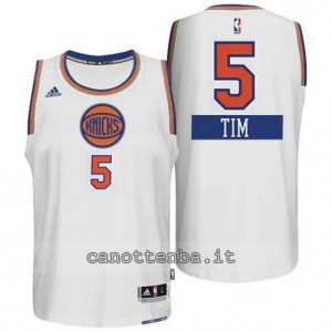 maglia tim hardaway #5 new york knicks natale 2014 bianca