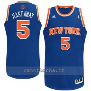 maglia tim hardaway #5 new york knicks revolution 30 blu