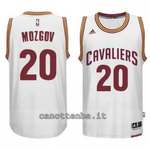 maglia timofey nozgov #20 cleveland cavaliers 2014-2015 bianca