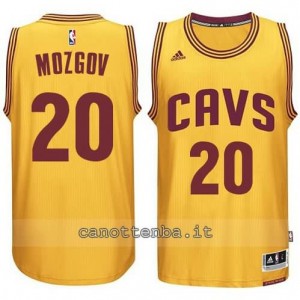 maglia timofey nozgov #20 cleveland cavaliers 2014-2015 giallo