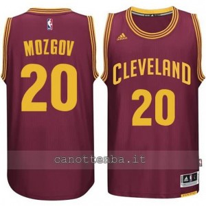 maglia timofey nozgov #20 cleveland cavaliers 2014-2015 rosso