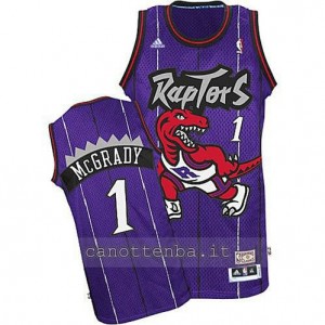 maglia tracy McGrady #1 toronto raptors porpora