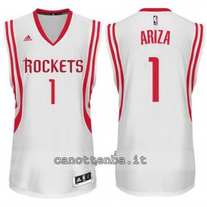 maglia trevor ariza #1 houston rockets bianca