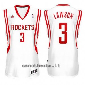 maglia ty lawson #3 houston rockets 2014-2015 bianca