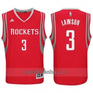 maglia ty lawson #3 houston rockets 2014-2015 rosso