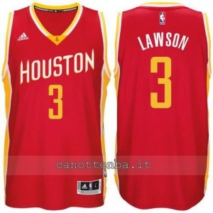 maglia ty lawson #3 houston rockets revolution 30 rosso