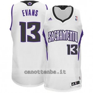 maglia tyreke evans #13 sacramento kings revolution 30 bianca