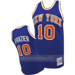 maglia walt frazier #10 new york knicks retro blu