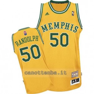 maglia zach randolph #50 memphis grizzlies classico giallo