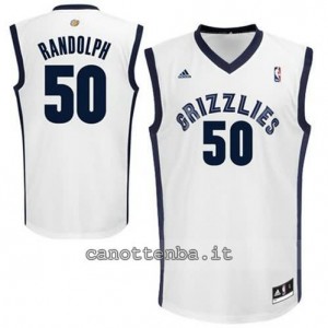 maglia zach randolph #50 memphis grizzlies revolution 30 bianca