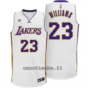 maglie lou williams #23 los angeles lakers alternato bianca