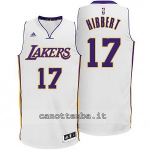 maglie roy hibbert #17 los angeles lakers alternato bianca