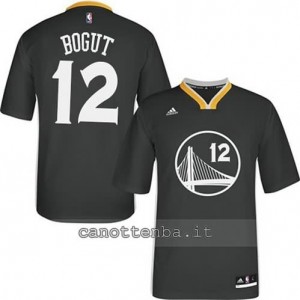 maglietta andrew bogut #12 golden state warriors 2014-2015 nero
