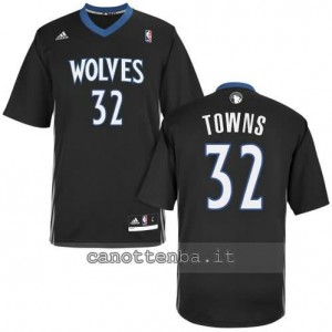 maglietta anthony towns #32 minnesota timberwolves nero