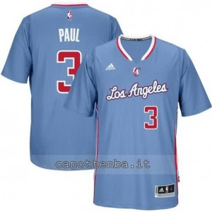 maglietta chris paul #3 los angeles clippers blu