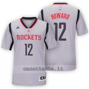maglietta dwight howard #12 houston rockets 2015-2016 grigio