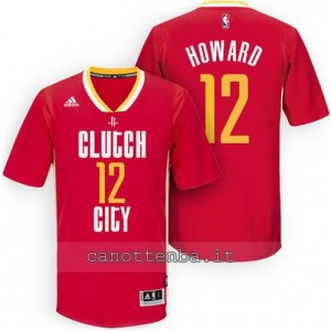 maglietta dwight howard #12 houston rockets 2015-2016 rosso